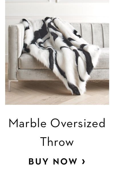 Marble Oversized Throw