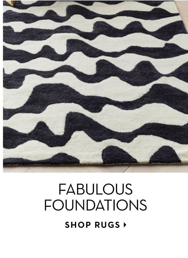 Fabulous Foundations: Shop Rugs