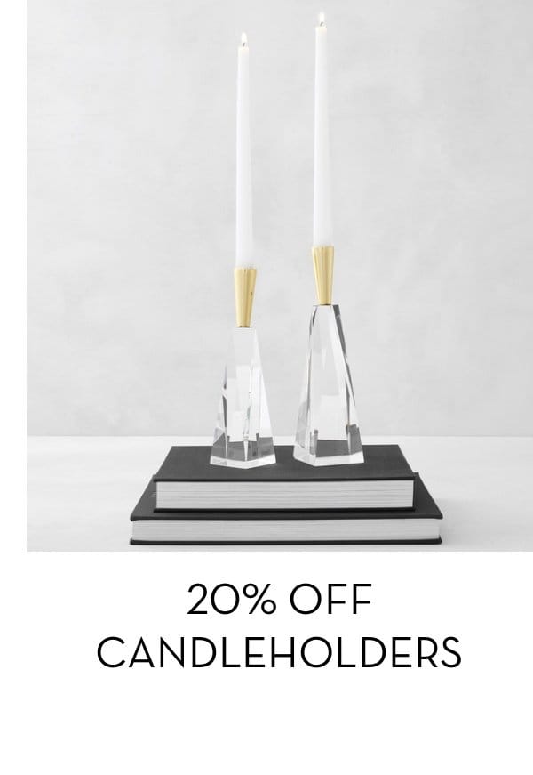 20 Percent off Candleholders