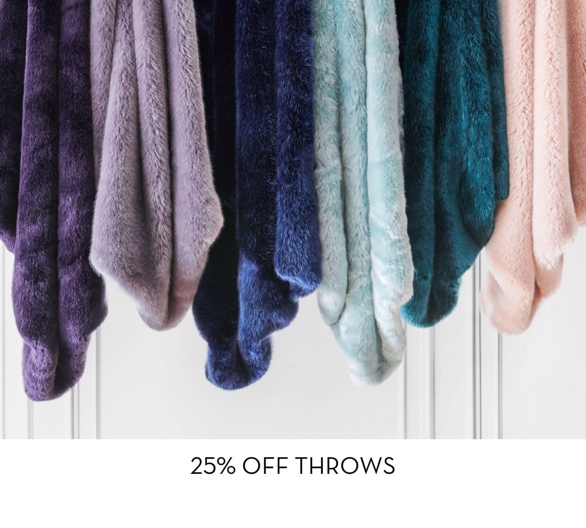 20 Percent off Throws