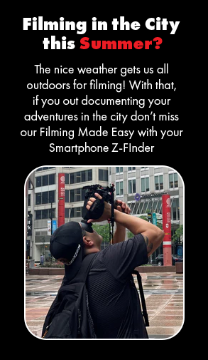 Filming in the City this Summer? Made Easy with your Smartphone Z-Finder