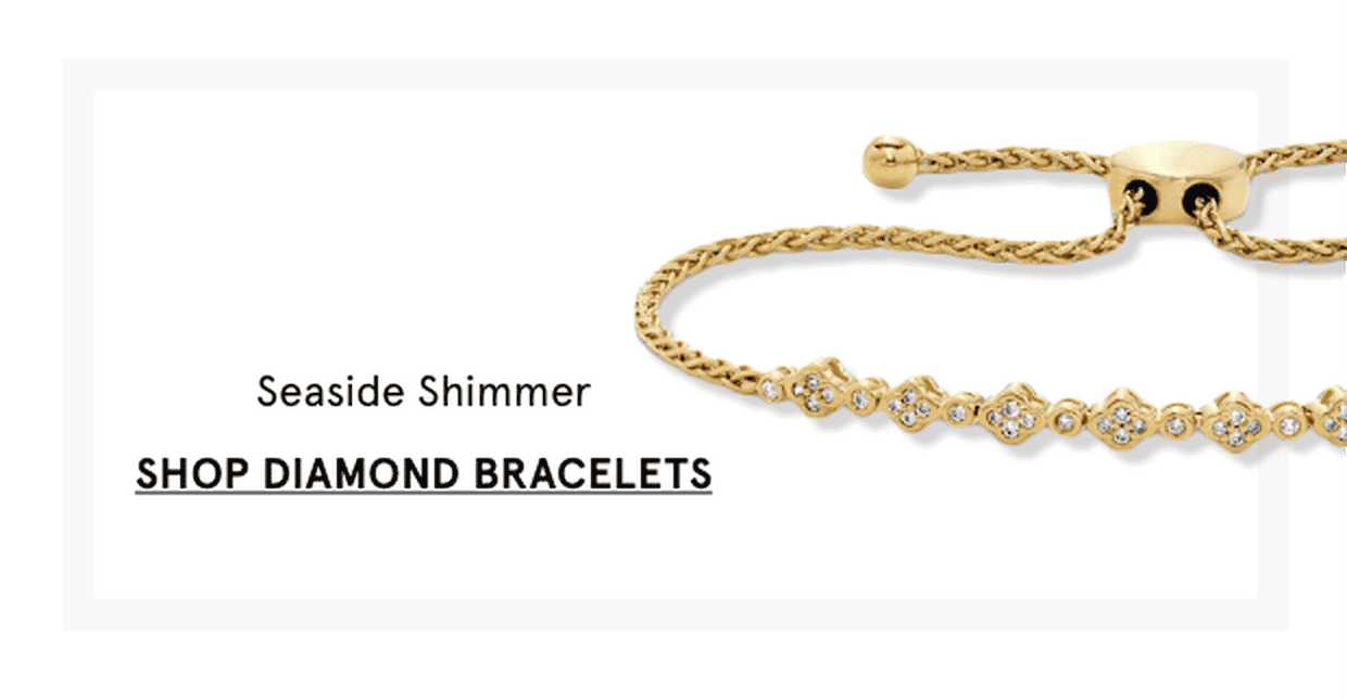 Shop Diamond Bracelets >