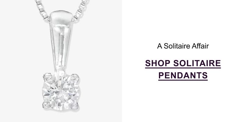 Shop Solitaire Pendants >