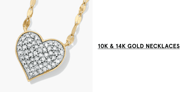 10K & 14K Gold Necklaces >