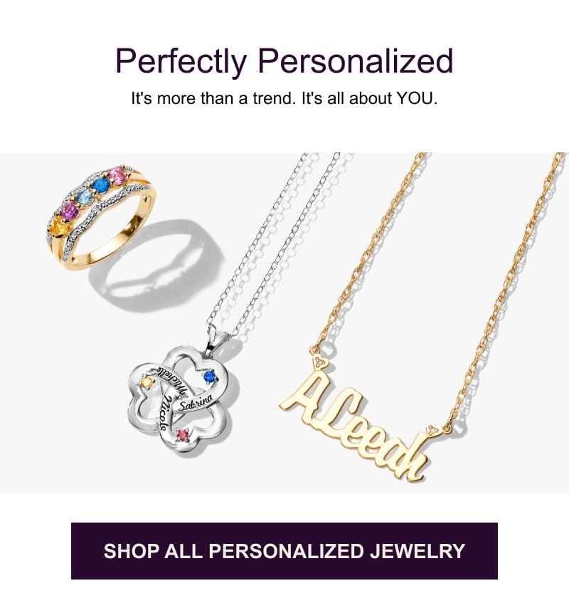 Shop Personalized Jewelry >