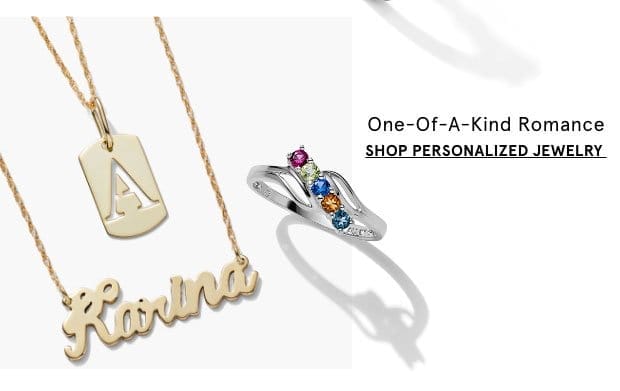 Shop Personalized Jewelry >