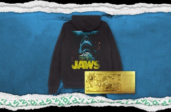 Jaws Hoodie & Golden Ticket Replica for £19.99!