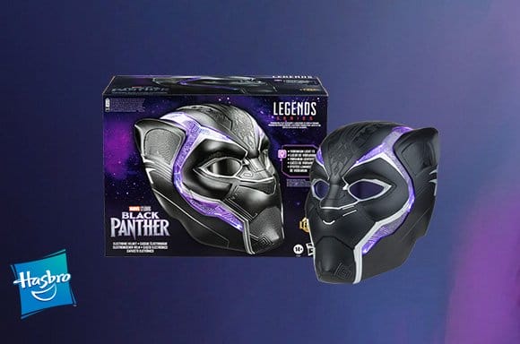 Hasbro Marvel Legends Series Black Panther Electronic Role Play Helmet