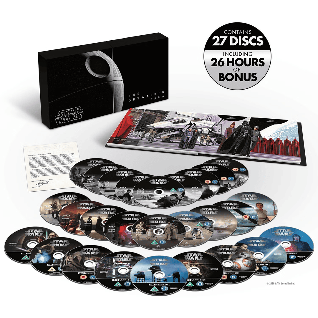 Star Wars: The Skywalker Saga - Complete Box Set 4K Ultra HD & Blu-ray 🔥