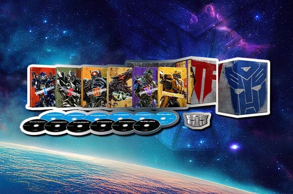 TRANSFORMERS 6-MOVIE 4K ULTRA HD STEELBOOK COLLECTION<br>NOW IN-STOCK