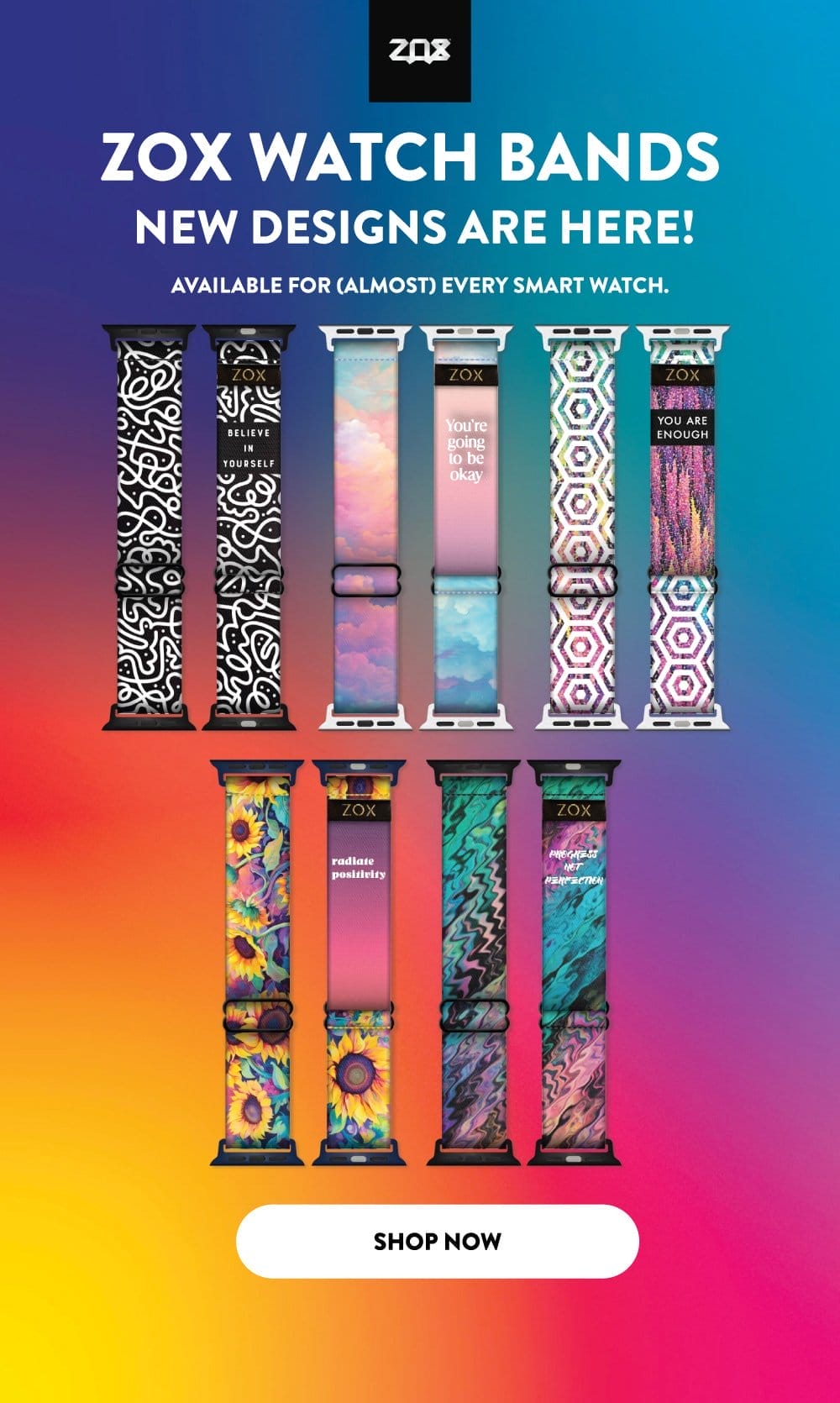 ZOX Watch Bands. New Designs are here!