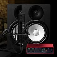 Record and Produce Yamaha HS8 + Focusrite Scarlett 2i2 + Warm Audio WA-47JR