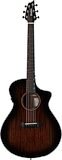 Rich Resonance! Breedlove Organic Pro Wildwood Concert CE Acoustic-Electric Guitar