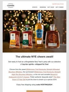 Complimentary shipping on The Glen Grant and our favourite NYE toasts!