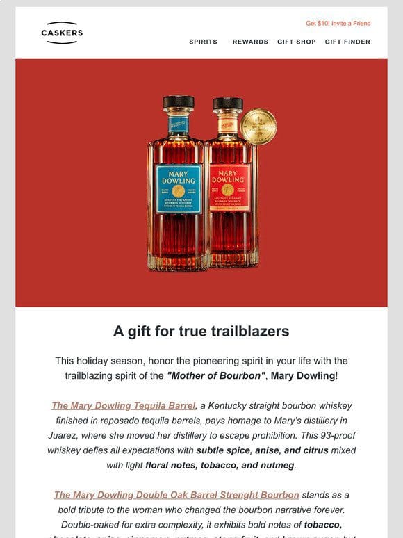 Mary Dowling Bourbon: A gift for the bold