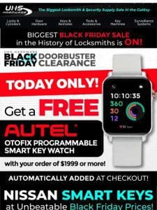 TONS of INVENTORY – 88% off Locksmith Supplies!