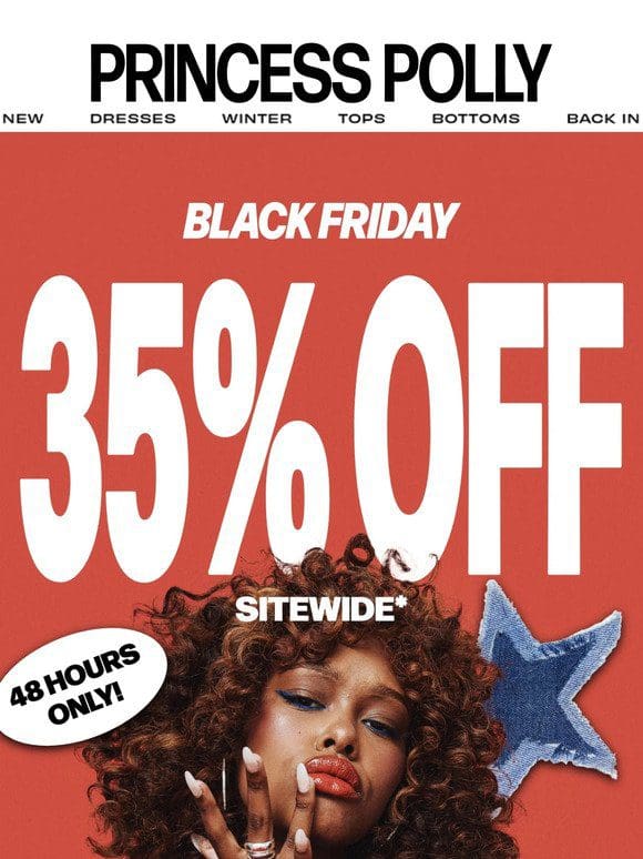 BLACK FRIDAY IS HERE