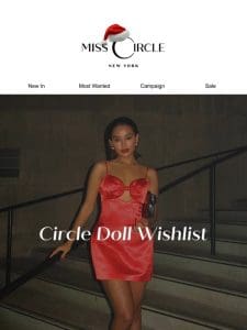 Circle Doll Holiday Wish List 20% Off