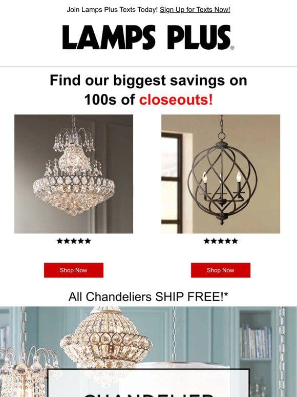 Clearance Chandeliers You Don’t Want to Miss