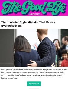 The 1 winter style mistake that drives everyone nuts