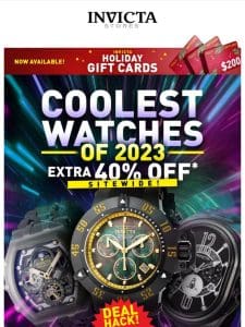 EXTRA 40% OFF The Coolest Watches Of 2023❗️