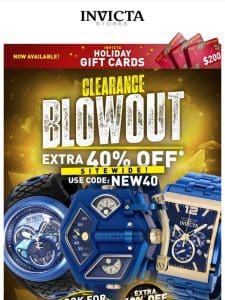 HURRY❗ EXTRA 40% OFF Watches OnCLEARANCE