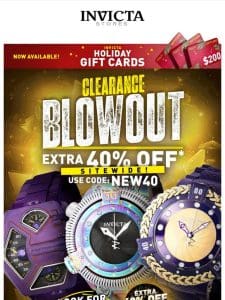 A Very MERRY EXTRA 40% OFF CLEARANCE Watches❗