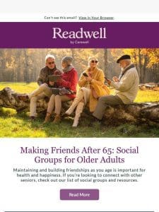 How to Build Friendships Later in Life