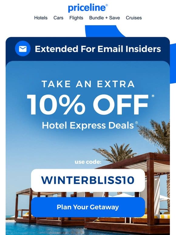 10% off Extended (for insiders only  )