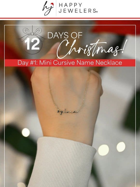 12 DAYS OF CHRISTMAS IS HERE