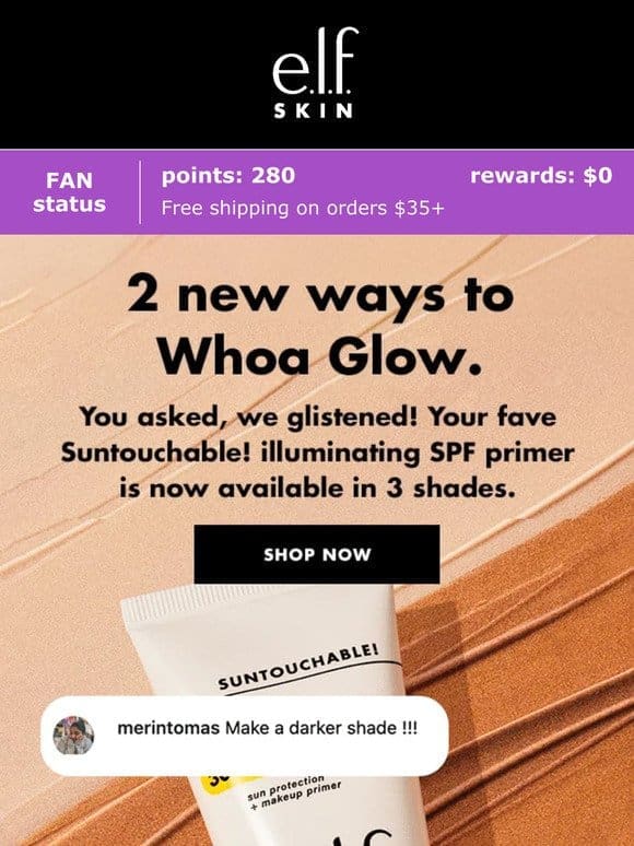 2 new ways to Whoa Glow