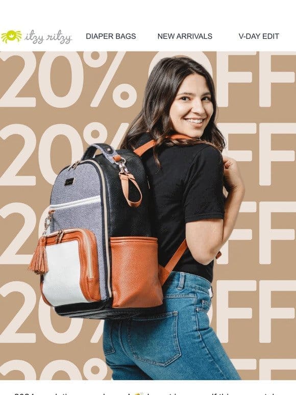 20% OFF DIAPER BAGS