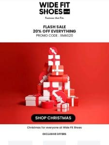 20% OFF EVERYTHING – Feel Comfort this Christmas