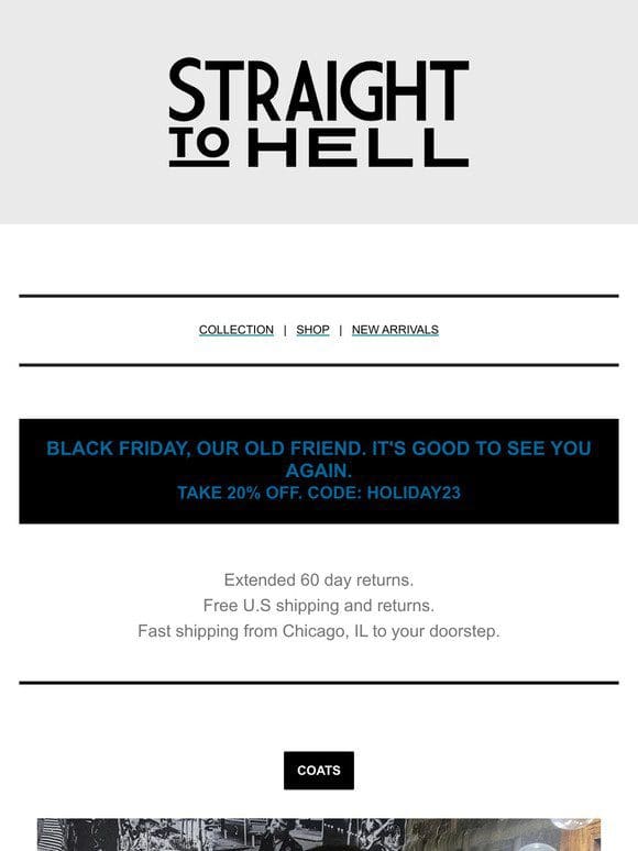 20% Off | Black Friday