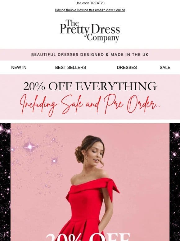 20% Off everything including sale