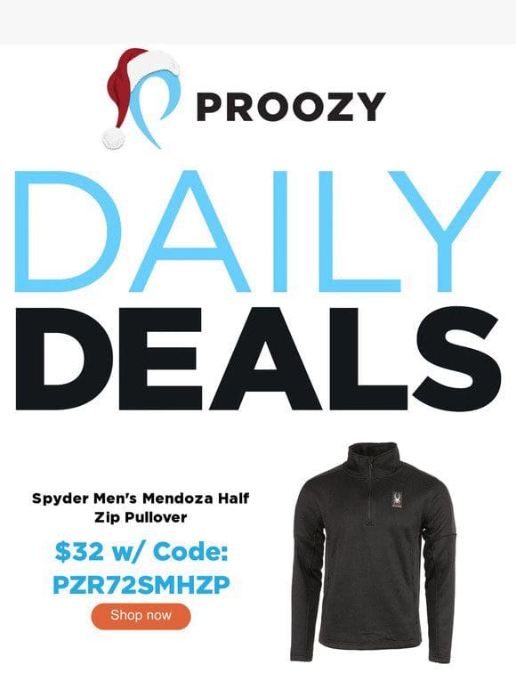 $20 Spyder Tricot Pant | $25 Reebok Polar Fleece Jacket | $30 UA Tempo Fleece & Much More!