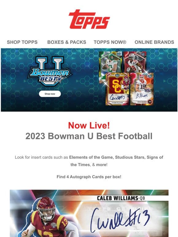 2023 Bowman University Best Football is live!