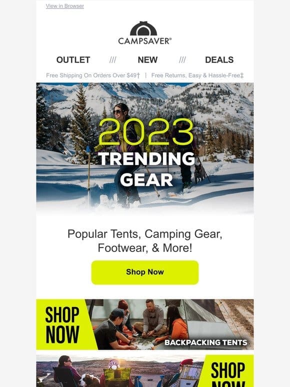 2023 Trending Gear!