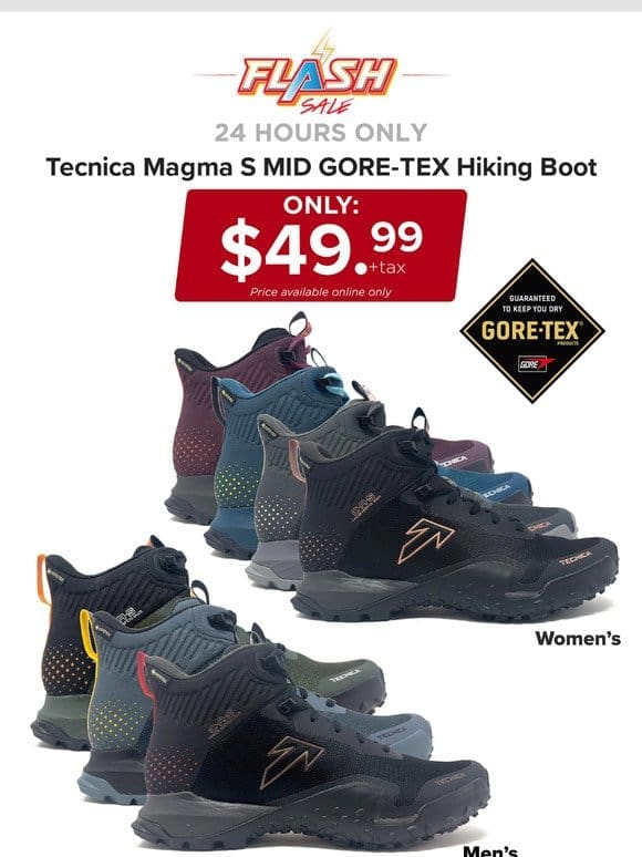 24 HOURS ONLY | TECNICA HIKING BOOT | FLASH SALE