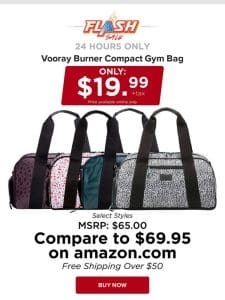 24 HOURS ONLY | VOORAY GYM BAG | FLASH SALE
