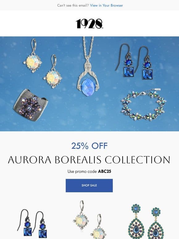 25% SALE on AURORA BOREALIS COLLECTION