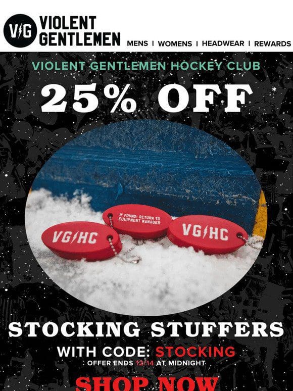 25% off Stocking Stuffers