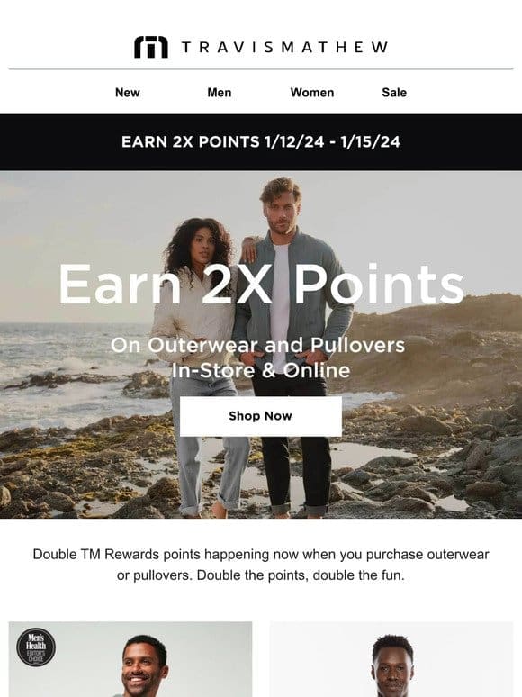 2X Points Weekend Starts Now!