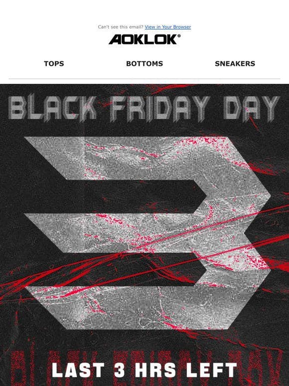 3 Hours Left to Snag Black Friday Bargains