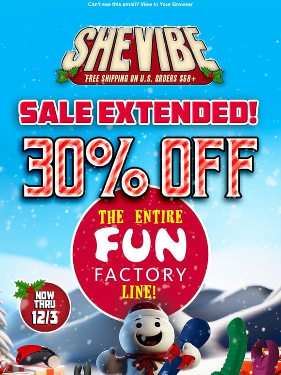 30% Off All Fun Factory Toys At SheVibe – Extended!