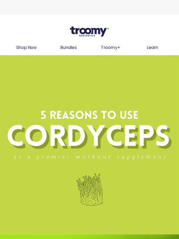 5 Reasons to Work Out With Cordyceps Mushrooms⚡