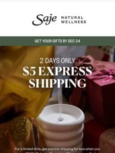 $5 express shipping