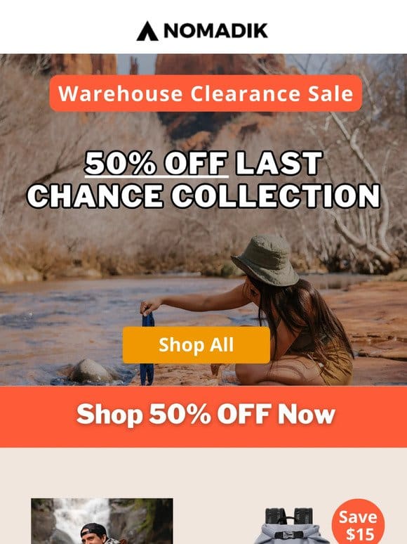 50% OFF Warehouse Clearance Sale ️