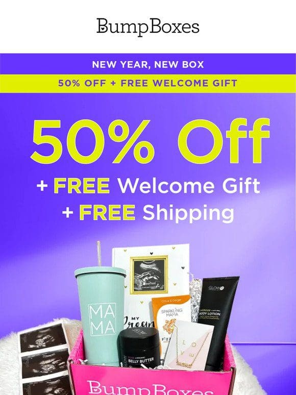 50% off New Box Sale Starts Now!