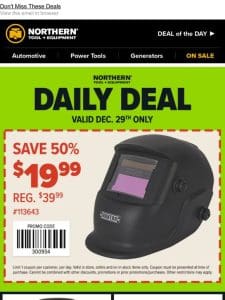 50% off Today’s Daily Deal + More Great Savings Inside